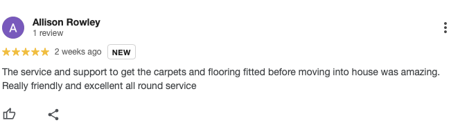 Allison Rowley Google Review