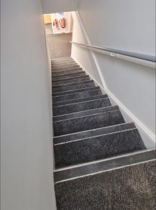 Texflor Barcelona Cushion Floor, fitted with Stain Free Tweed Carpet by Karpet Kingdom, Nuneaton