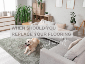Best time replace carpet / flooring
