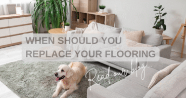 Best time replace carpet / flooring